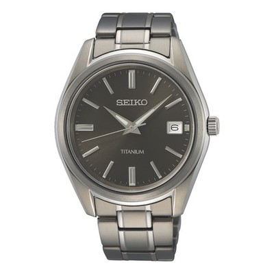 Seiko Herren Classic Titanium Dress Watch SUR375P1