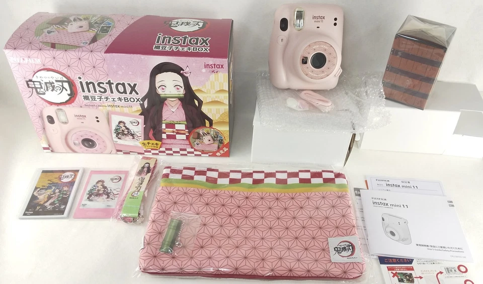 Nezuko Box [Unused] Instax Mini 11 Cheki Camera KIMETSU Demon Slayer From JAPAN - Image 3 of 4
