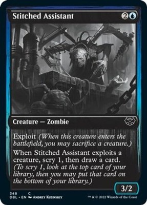 1x Stitched Assistant MTG Innistrad: Double Feature NM Magic Regular