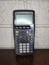 Texas Instruments TI-83 Plus Graphing Calculator  Working *Display line* Tested