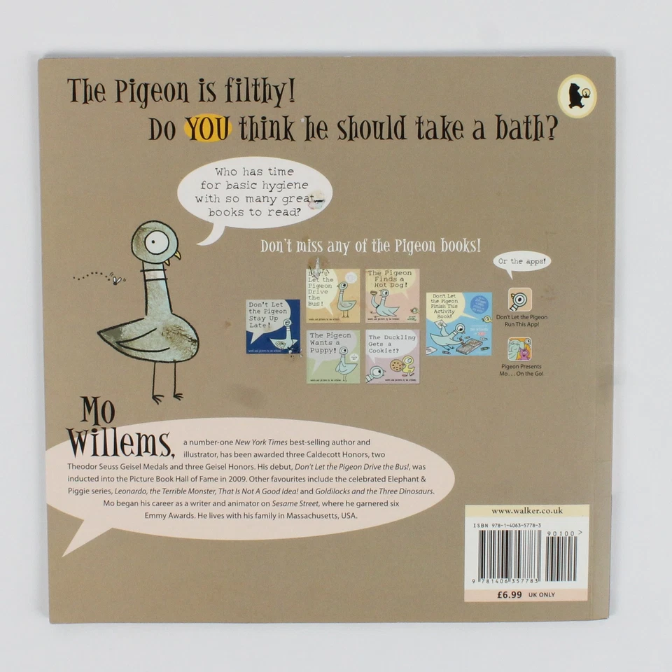 The Pigeon Needs A Bath By Mo Willems 2014 Paperback Walker Books - Image 2 of 4