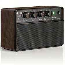 Mini Electric Guitar Amp, Rechargeable 10W Small Portable Guitars Amplifier 5.9 
