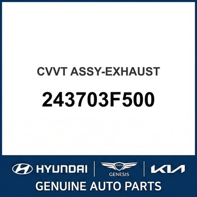 2008-2022 Hyundai Equus Cvvt Montage-Auspuff OEM Neu 243703F500
