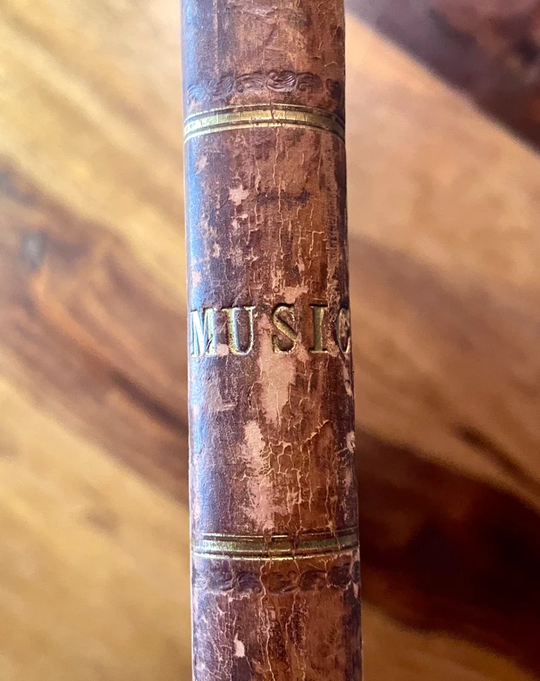 Rare 1850s MUSICAL BOUQUET Album~186pp Victorian Sheet Music w/ Color Covers🎄 Foto 3 de 4