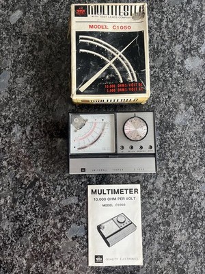 Vintage TTC Multimeter Modell: C1050 im Originalkarton