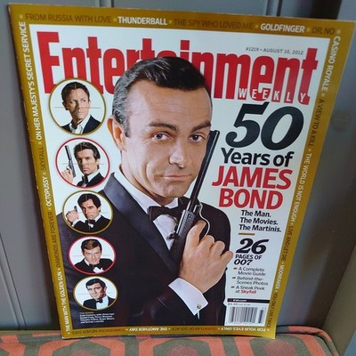 Entertainment Weekly 50 Years Of James Bond Special Edition Excellent Condition 