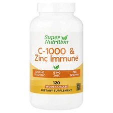C-1000 & Zinc Immune, 120 Veggie Capsules