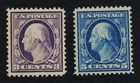 CKStamps: US Stamps Collection Scott#376 378 3c 5c Washington Mint NH OG