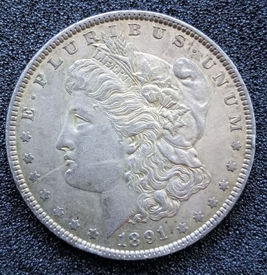 Silbermünze Morgan 1891 Dollar