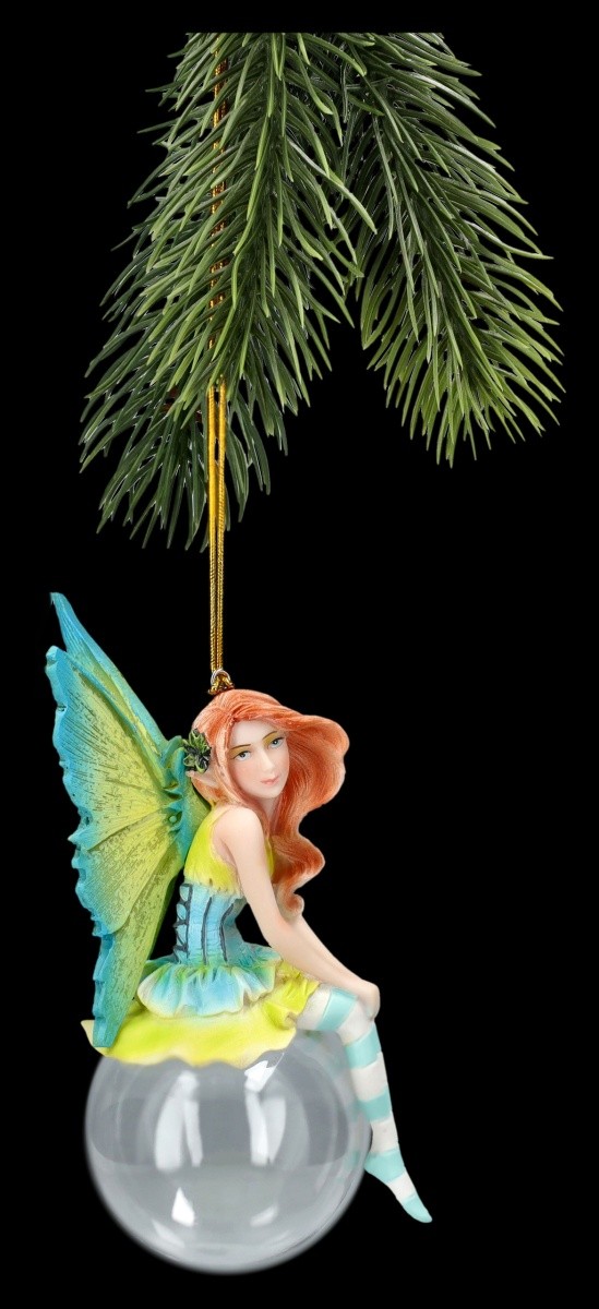 Decorative Figure Christmas Ornament Elf Bubble Rider Clover – Amy Brown