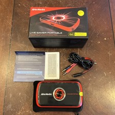 AverMedia Live Gamer Portable C875 Capture Box w Wires Tested Works L43