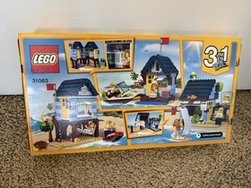 LEGO CREATOR 3 In 1: Beachside Vacation #31063 275 Pieces, New In Box (Retired)