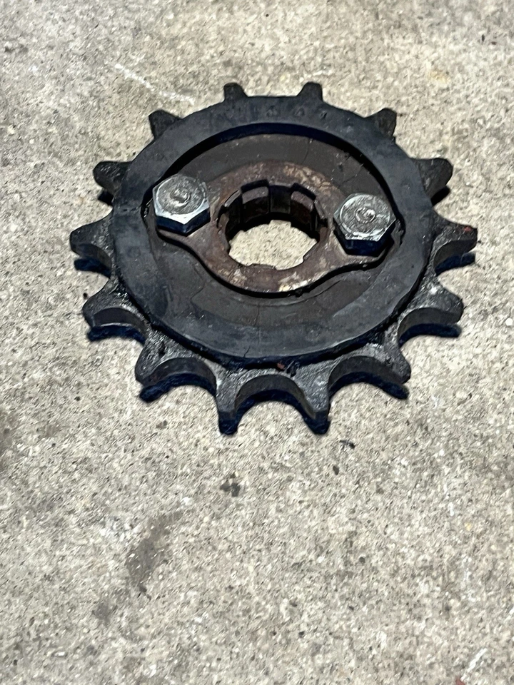 Honda Rebel CMX250 1985 85-87 OEM piñón de cadena de transmisión delantera Foto 2 de 2