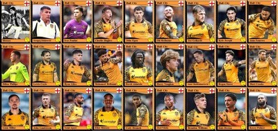 Hull City 2025-26 Fußball Kader Sammelkarten Bitte vollständig lesen.