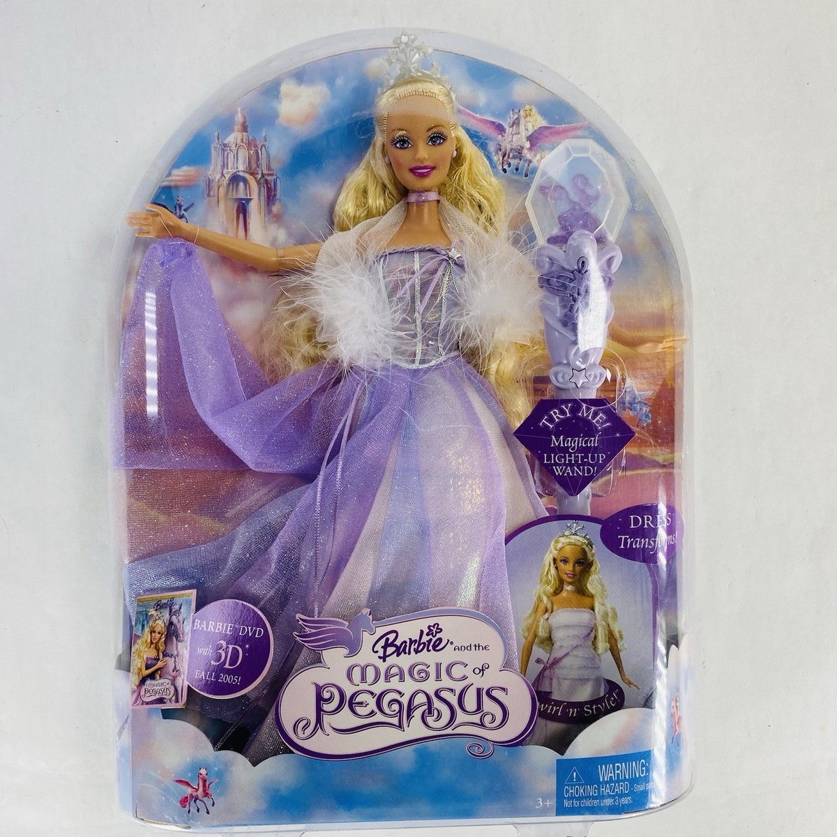 New! Mattel Barbie Magic of Pegasus Princess Annika Doll w/ Light