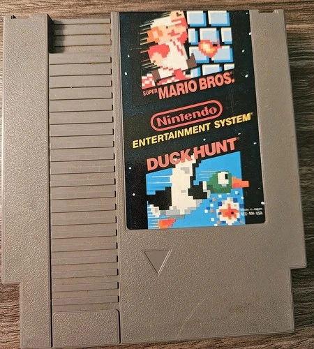 Nintendo NES Video Game Cartridge Super Mario Bros. & Dunk Hunt