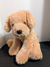 Aurora World Puppy Golden Retriever Puppy Dog 14" Sitting Plush Stuffed Animal