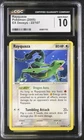 CGC 10 GEM MINT Rayquaza 2005 EX Deoxys 22/107 Pokemon Card
