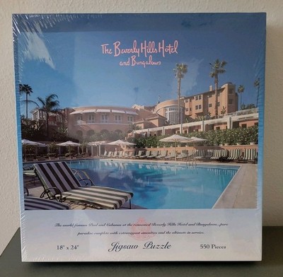 RARE VTG. The Beverly Hills Hotel And Bungalows Promotional 550pc Puzzle SEALED