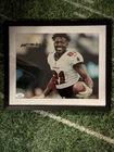 Antonio Brown Signed Tampa Bay Buccaneers Autographed 8x10 Photo JSA COA W/frame
