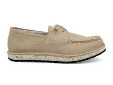 Twisted X Womens Mariana Loafers Kicks Shoes Size 6 Wrangler Linen Upper Cream