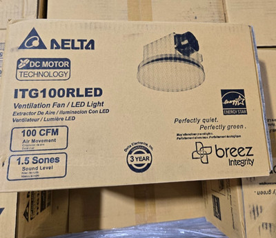 Integrity Series 100 CFM Ceiling Bathroom Exhaust Fan 