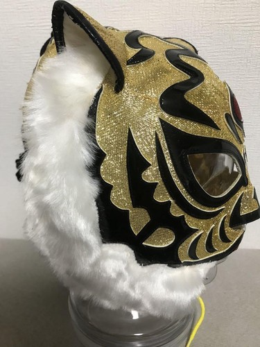 Maschera Tiger Wrestling Mask, Vintage Lucha Libre, Japanese Pro, Mexi Retrò - Foto 3 di 6