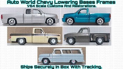 Lowering Base Frame 1/64 Scale Auto World Chevy Trucks & Suvs & Cars
