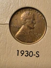 1930 S Lincoln Wheat Cent Penny   / LOW MINTAGE/ HIGH GRADE /Almost Uncirculated