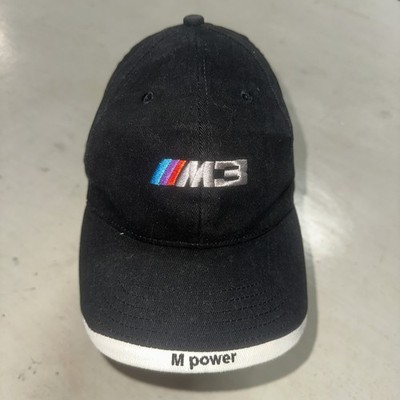 BMW Genuine M Power Series M3 Collection Hat Stretch OSFM Lifestyle Black White