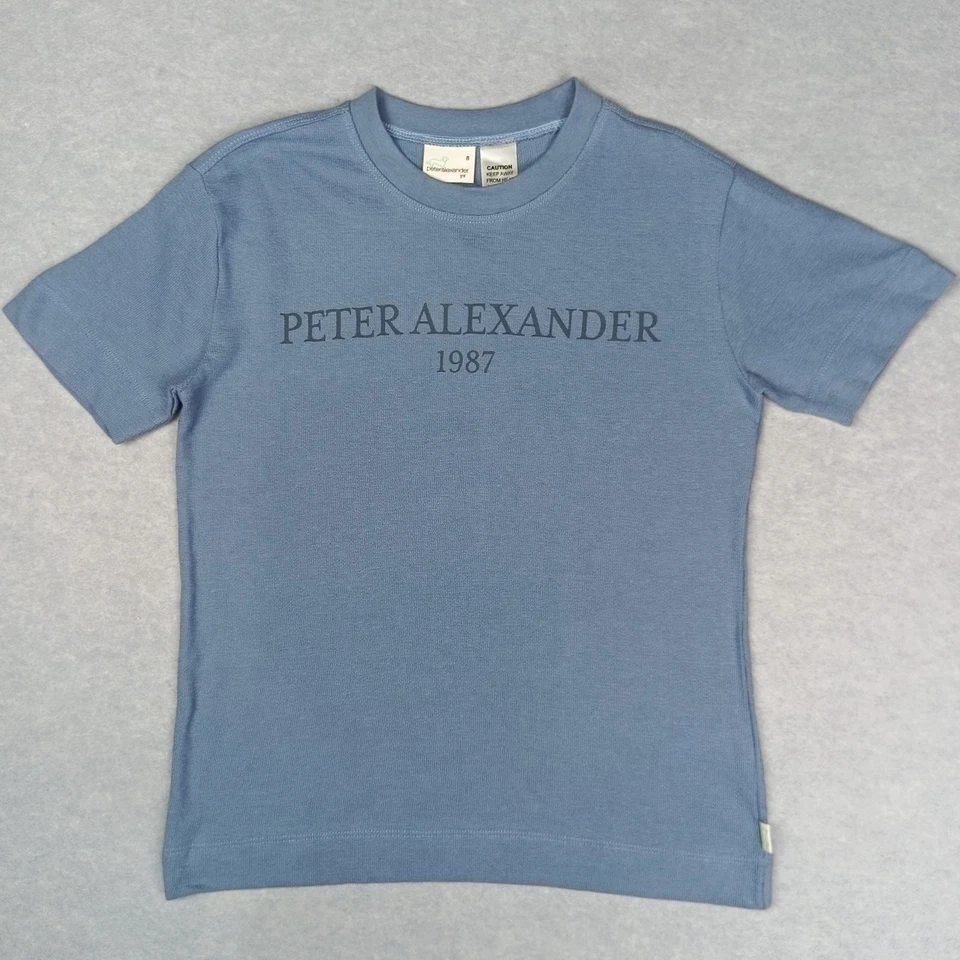 Peter Alexander Boys Pyjama Set Size 8-10-12-14 Blue Short Sleeve Top-Shorts-Bag - image 2 of 4