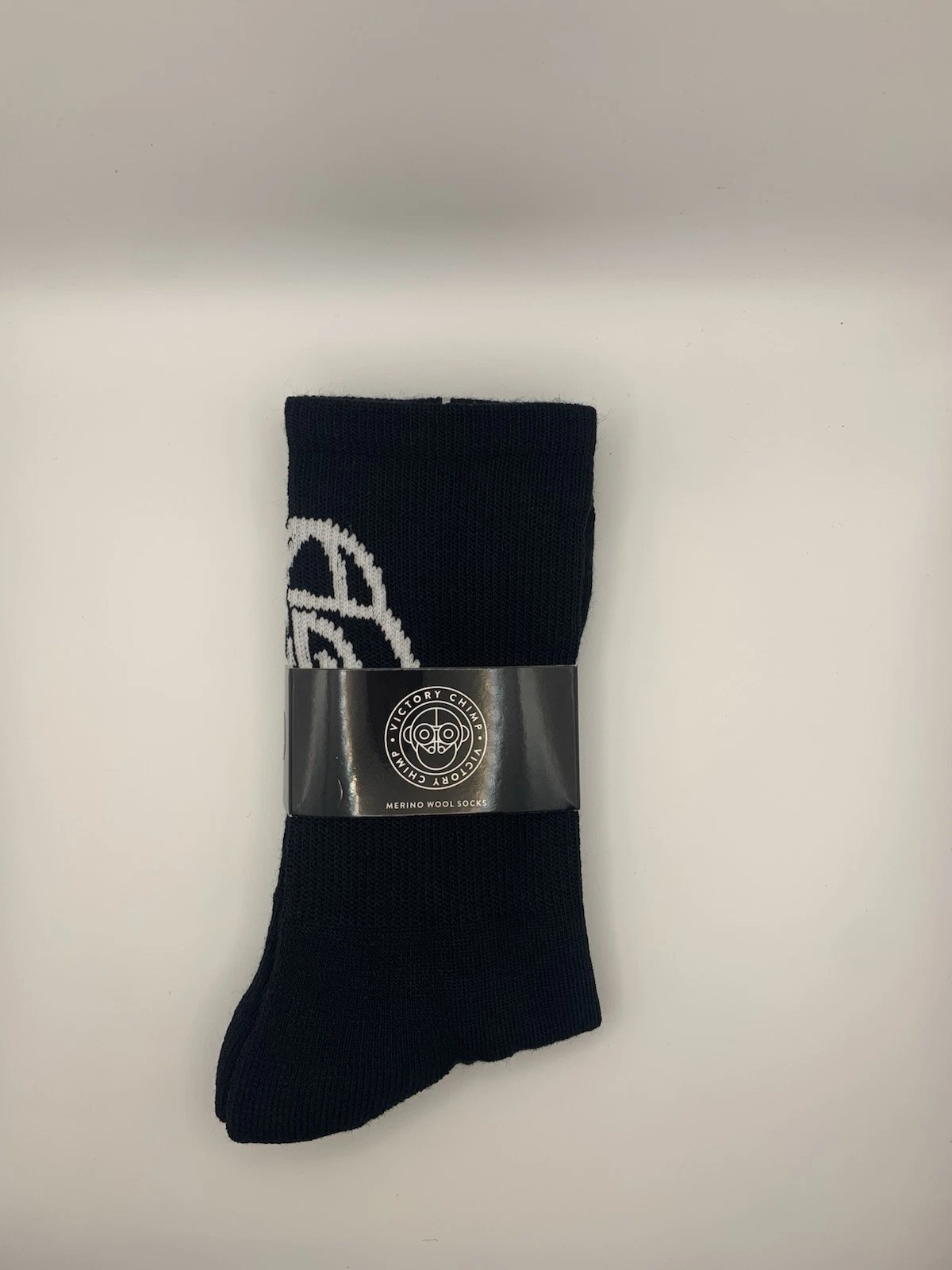 Victory Chimp Chimpeur Merino Wool Socks Gorilla Black 9-12 L/XL