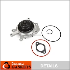 Water Pump Fit 06-16 Chevrolet GM LBZ LMM LML 6.6 Duramax Diesel Turbo