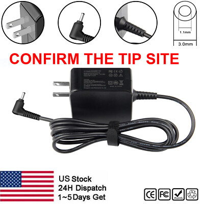 45W 19V 2.37A Laptop Charger AC Adapter For Acer Aspire/Spin 3 SP314-53N 3.0*1.1