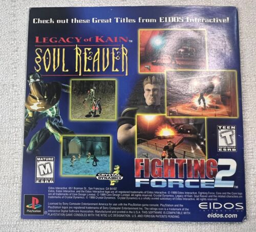 Tomb Raider III 3 Adventures Of Lara Croft (PlayStation 1, PS1) MANUAL ONLY - Picture 3 of 3