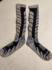 Knee high ski sock, thick padded, thermal, mens size, winter outdoor sports