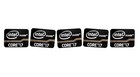 5 PCS Sticker for CORE i7 inside Logo Decal Haswell Case Badge 15.5 x 21mm Black