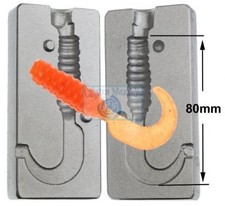 Rubber Twister Tail  Grub Lure 80mm  Silicon Excellent shad/lure, Good action