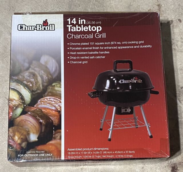 Char-Broil 14” Tabletop Charcoal Grill