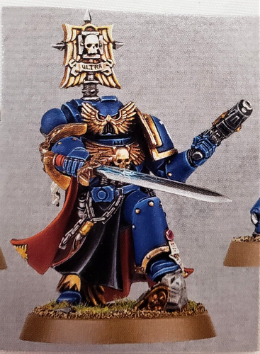 Warhammer 40K - Captain Space Marines Company Heroes (Epée/Poing Plasma)