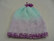 Nice and Soft Hand Knit - Child Size Beanie Style Cap Hat