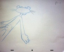 The Pink Panther 2 Film BOB KURTZ Opening Production Hand Drawn Pencil
