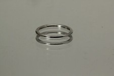925 Unmarked Sterling Silver Size 5.5 Thin Band Stack-able Ring 1 Gram RIN8761