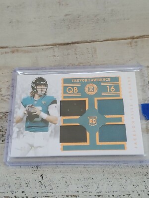 Trevor Lawrence 2021 Encased 4-Patch Rookie 60/75 | eBay