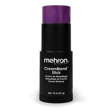 Mehron CreamBlend Stick Purple Body Paint Professional Makeup 075 Ounce