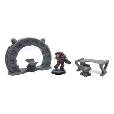 Medizinisches Scanner Set 28mm Wargaming Tischplatte Diorama Landschaft Sci-Fi Möbel