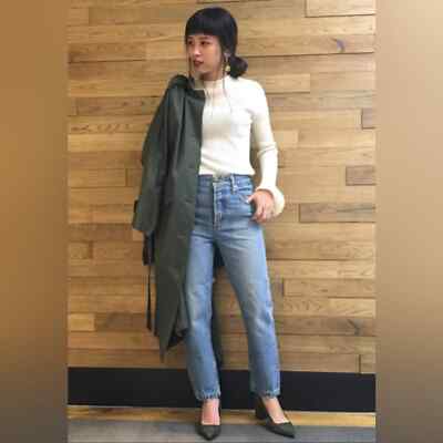 Black by Moussy Huila Cotton Straight Leg Denim Jeans 24 | eBay 