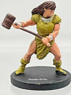 D&D Pathfinder Mini Monster Menagerie 2 19 Half-Orc Barbarian UC