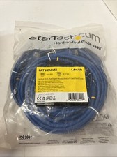 StarTech 6ft RJ-45 M/M Cat6 Molded Patch Cable Blue 10 Pack C6PATCH6BL10PK