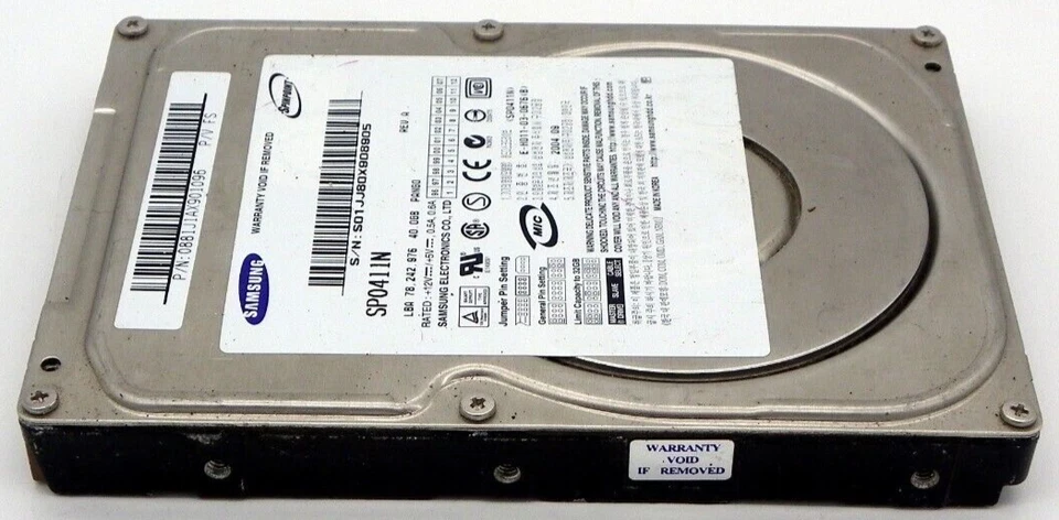 Samsung Spintpoint SP0411N 40GB Internal 7200RPM 3.5" (SP0411N) HDD - Image 4 of 4
